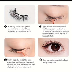 5 Pairs False Eyelashes 8mm Natural Realistic Lashes Daily Makeup Short Style