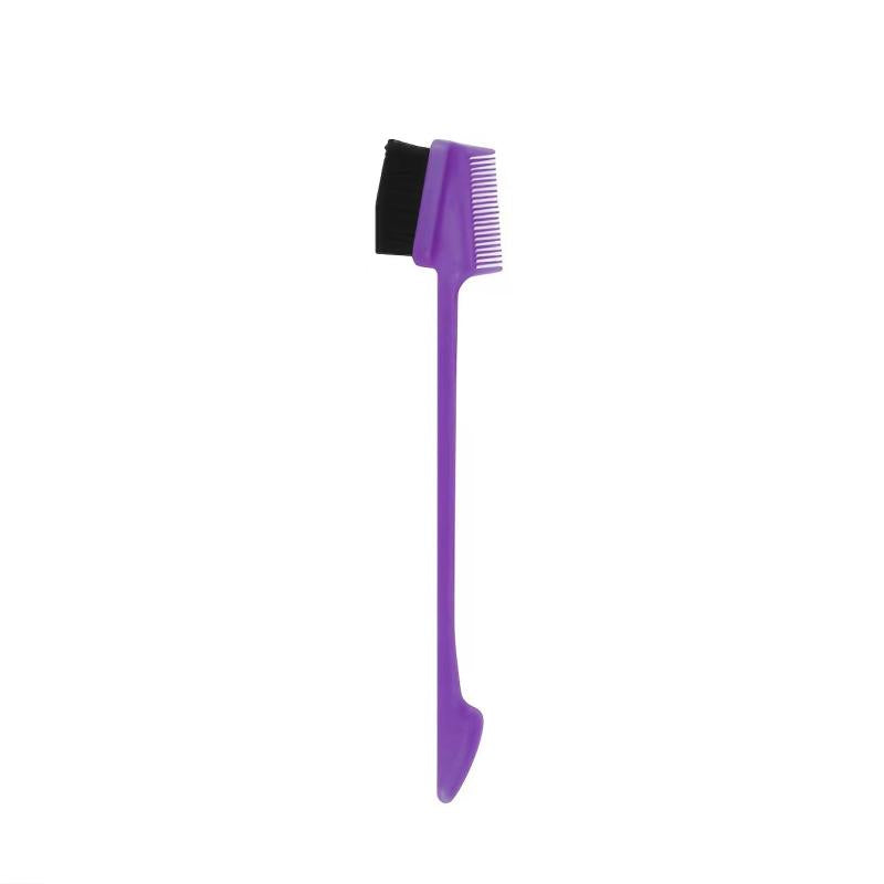 Three Headed Eyebrow Brush Shredded Hair Brush Comb