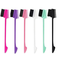 Three Headed Eyebrow Brush Shredded Hair Brush Comb