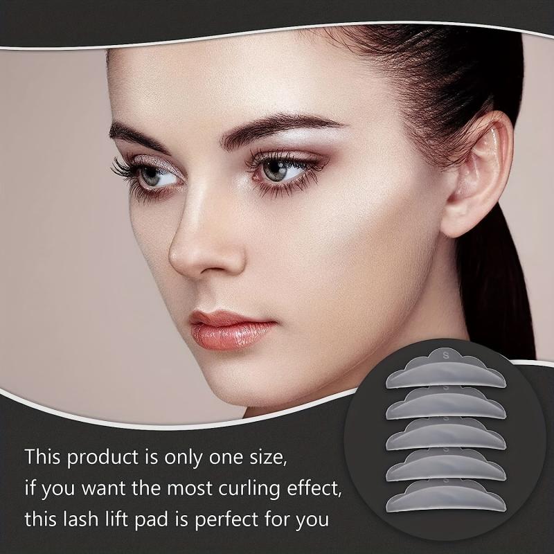 10Pcs Lash Lift Rods Lash Lift Pads Reusable Eyelash Perming Curler Shield Pads