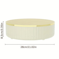 Modern Round Tray 360 Rotating Skincare Storage Rack Lazy Susan Turntable