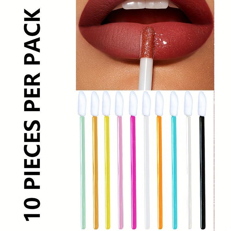 10pcs Eyebrow Eyelash Brushes Dual Ended Eye Lip Makeup Brush Set