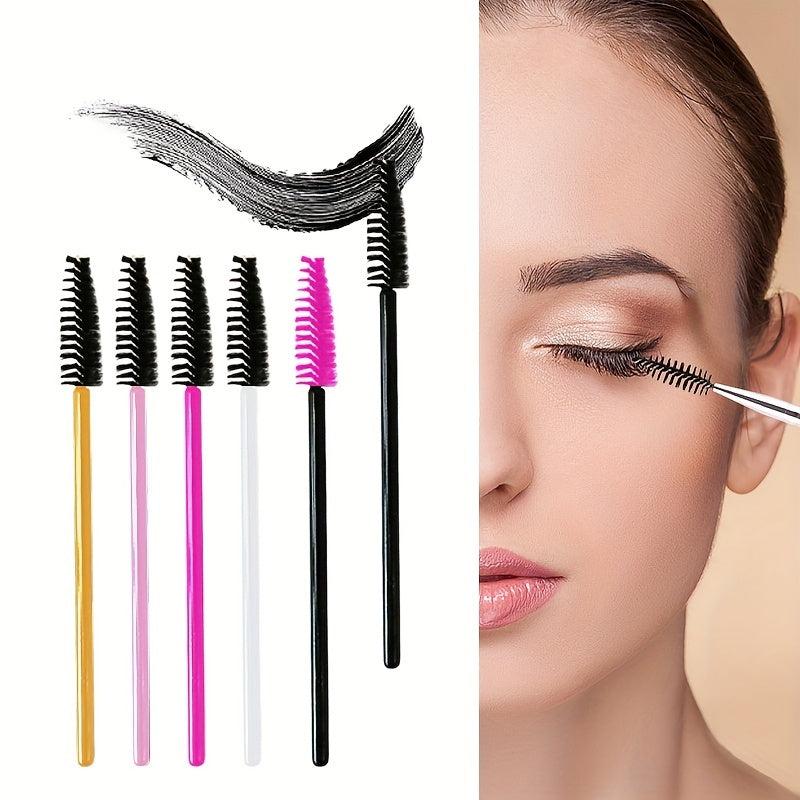 10pcs Eyebrow Eyelash Brushes Dual Ended Eye Lip Makeup Brush Set