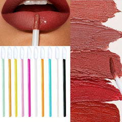 10pcs Eyebrow Eyelash Brushes Dual Ended Eye Lip Makeup Brush Set