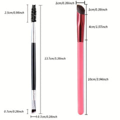 Eyebrow Brush 5 Pcs Professional Double Ended Angled Eye Brow Brush