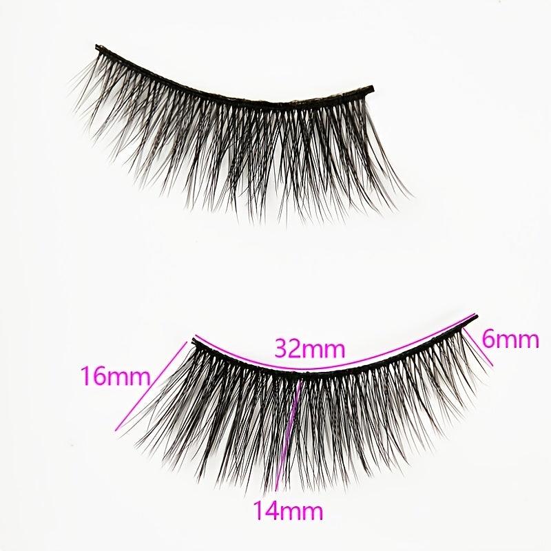 20 Pairs Faux Mink Lashes False Eyelashes Volume Lashes