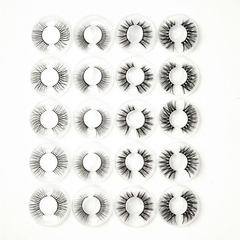 20 Pairs Faux Mink Lashes False Eyelashes Volume Lashes