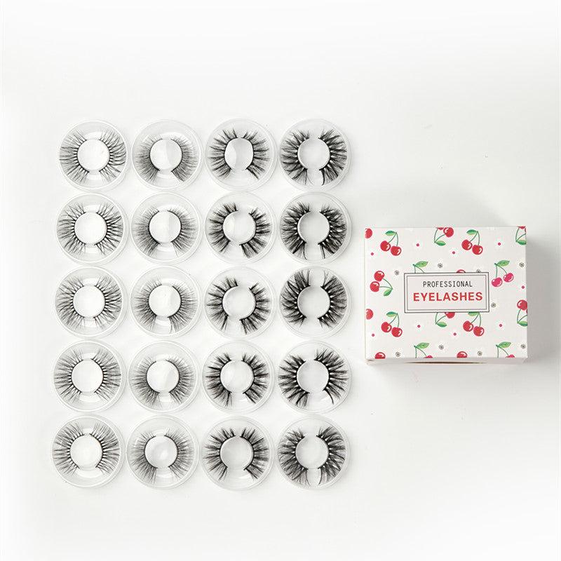 20 Pairs Faux Mink Lashes False Eyelashes Volume Lashes