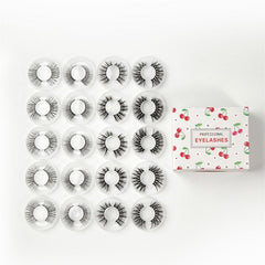20 Pairs Faux Mink Lashes False Eyelashes Volume Lashes