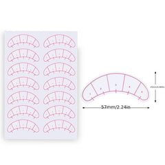 10 Sheets Eyelash Extension Paper Patches 3D Under Eye Pads