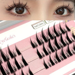 Mikiwi Manga Anime False Eyelashes Cluster Individual Lashes Extensions