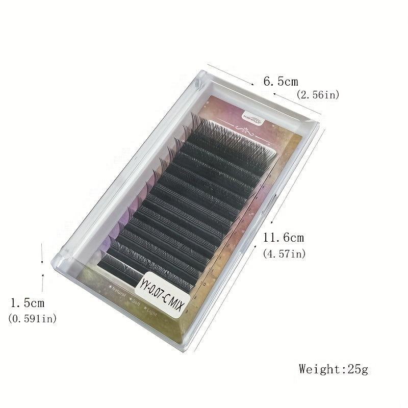 Cluster Volume Lashes 0.07 C 8-15mm Mix YY Shape