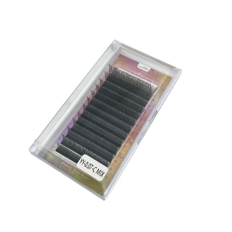Cluster Volume Lashes 0.07 C 8-15mm Mix YY Shape