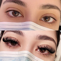 Thick 3D Crisscross False Eyelashes Long Mink Lashes For Women