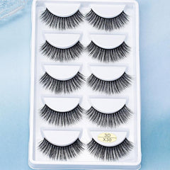 5 Pairs 3D Mink False Eyelashes Fluffy Long Dramatic Natural False Eyelashes