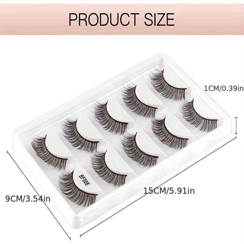 Short False Eyelashes Thick Curling Simulated Natural Grafting Eyelashes