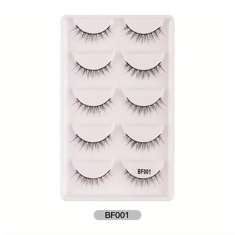 Short False Eyelashes Thick Curling Simulated Natural Grafting Eyelashes