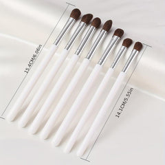 7pcs Eyeshadow Brush Eye Blender Brush Horse Hair Flawlessly