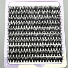 200 Clusters Lashes 40D 12mm D Curling Individual Lashes Extensions