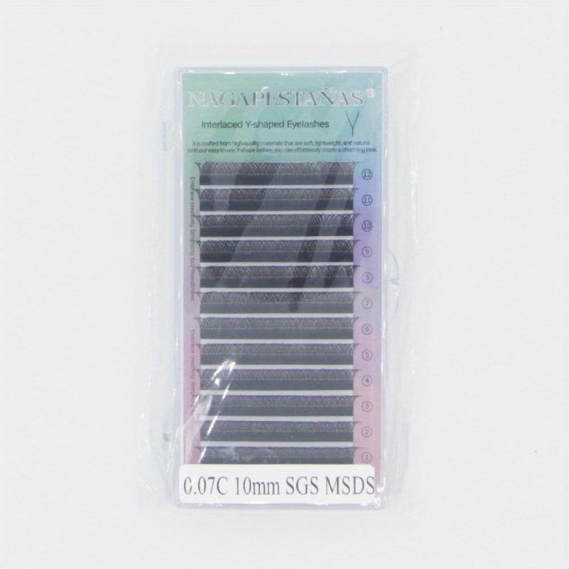 Y Shaped False Eyelashes Handwoven Soft Natural Crossed Extension