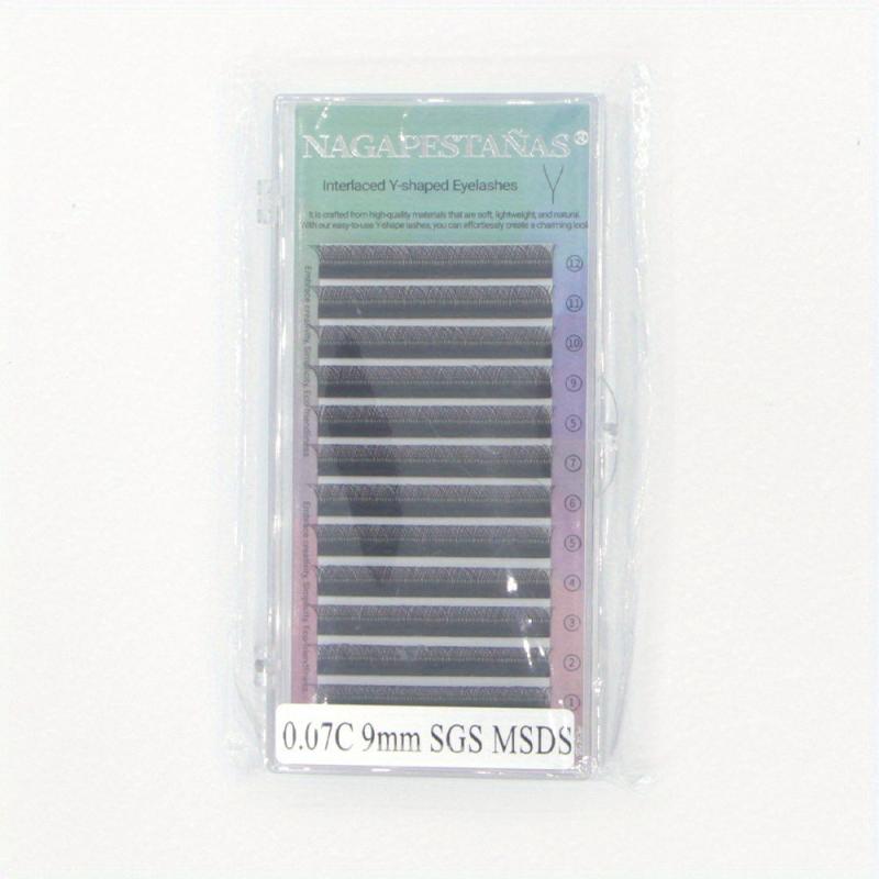 Y Shaped False Eyelashes Handwoven Soft Natural Crossed Extension