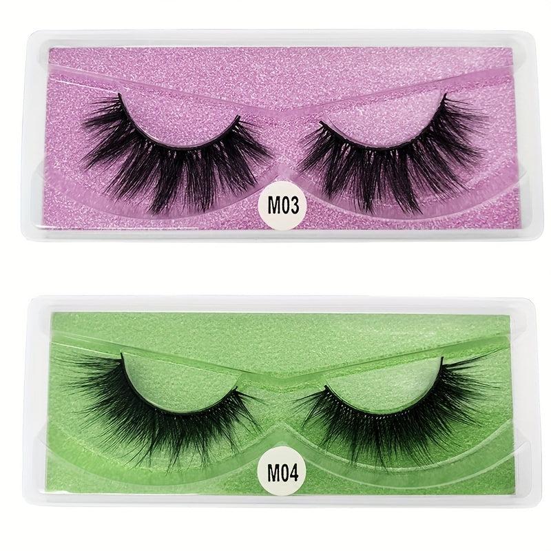 6D Natural Look Fluffy Mink Eyelashes 10-100 Pairs