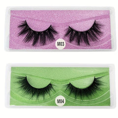 6D Natural Look Fluffy Mink Eyelashes 10-100 Pairs