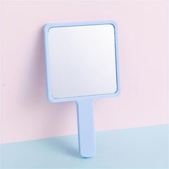 Square Hand Mirror Portable Makeup Vanity Mirror for Girls Women Gift