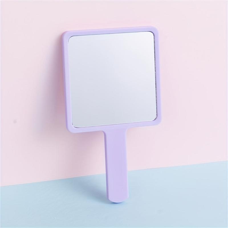 Square Hand Mirror Portable Makeup Vanity Mirror for Girls Women Gift