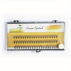 60pcs Clusters Eyelashes Natural Thick False Eyelashes Segmented Lashes