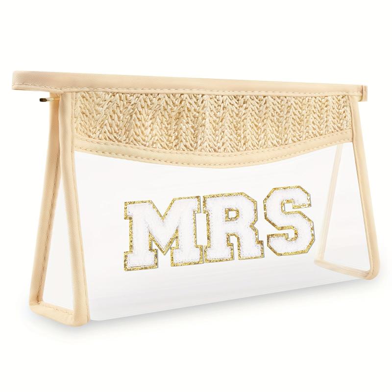 Clear Makeup Bag Toiletry Beach Boho Waterproof PVC Zipper