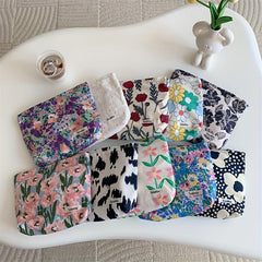 Floral Cosmetic Bag Makeup Case Organizer Travel Toiletry Pouch
