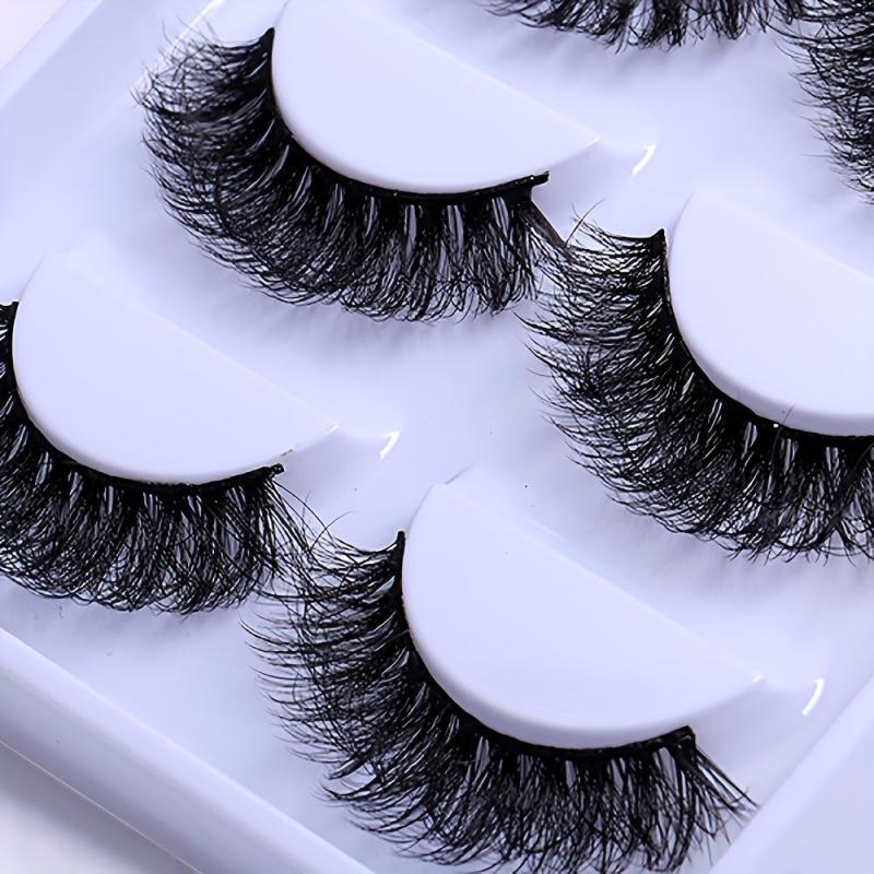 5 Pairs Multilayered Fluffy Curling False Eyelashes