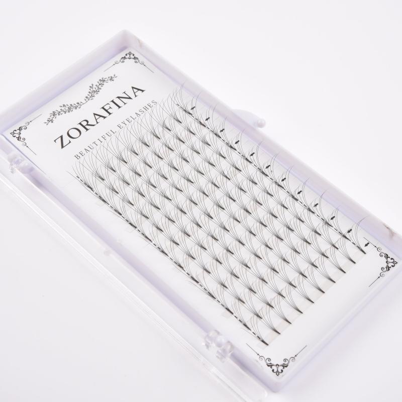 5D Cluster Lashes Short Root Curling Eyelashes Extension