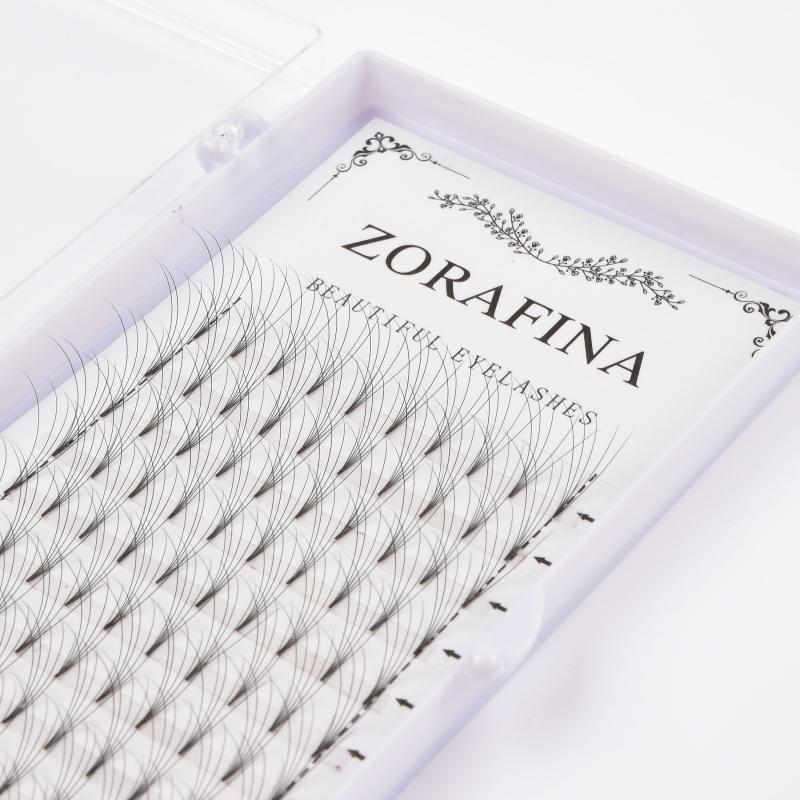 5D Cluster Lashes Short Root Curling Eyelashes Extension