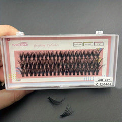 60 Cluster Lashes 30D 40D C Curl Individual DIY Eyelash Extension Mix 12 14 16mm