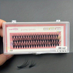 60 Cluster Lashes 30D 40D C Curl Individual DIY Eyelash Extension Mix 12 14 16mm
