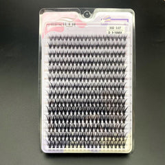280Pcs 30D 9-16mm D Curl Cluster Lashes Individual Extension