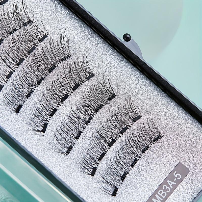 Magnetic False Eyelashes Natural Long No Glue Needed