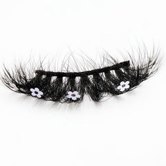 25MM Flower Glitter Fluffy Makeup Lashes Extension