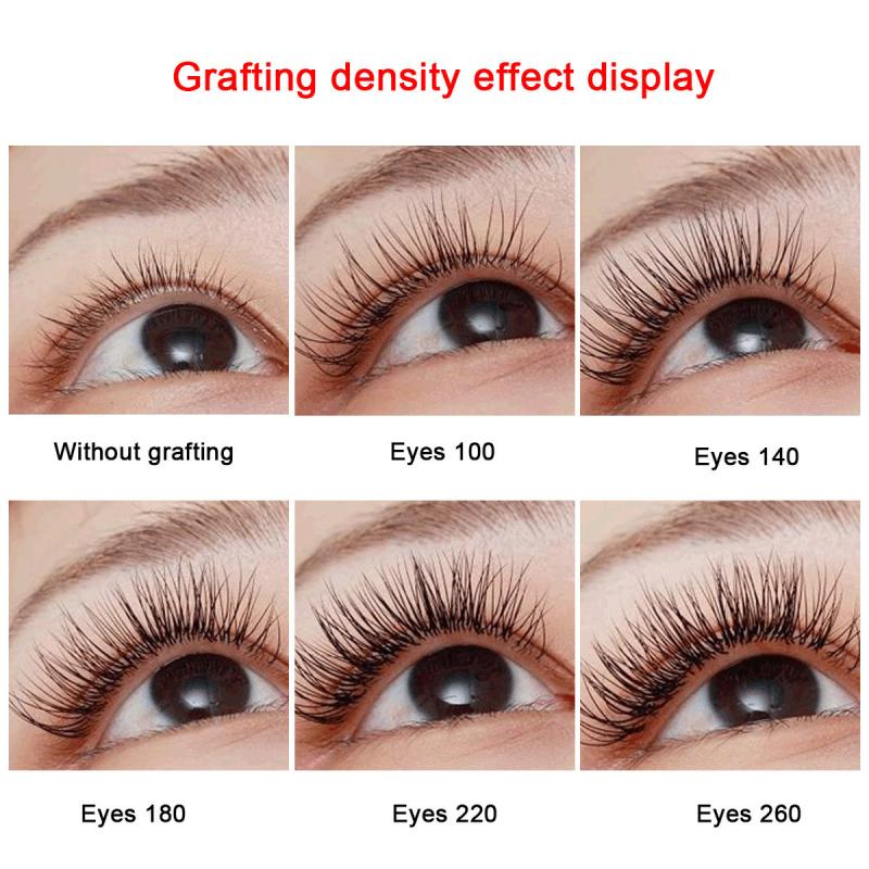 20 Pairs Practice Eyelashes For Mannequin Head Natural Strip Lashes