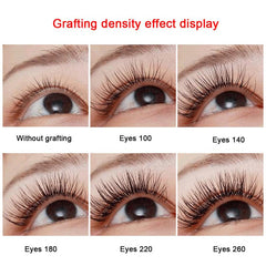 20 Pairs Practice Eyelashes For Mannequin Head Natural Strip Lashes