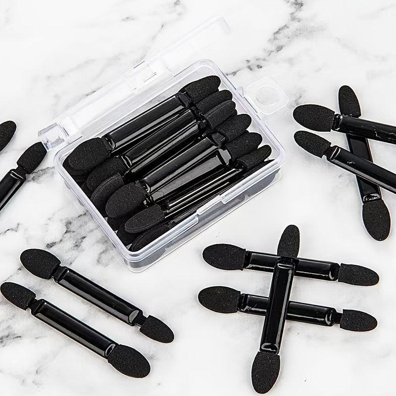 20pcs Double Head Eye Shadow Sticks Double Sided Sponge Eyeshadow Brush