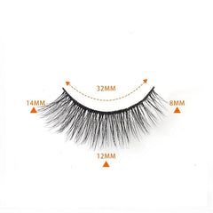 24 Pairs Natural Thick 3D Mink Eyelashes for Long Lasting Natural Look