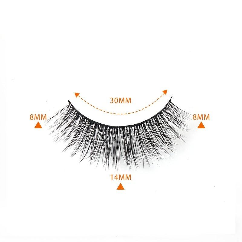 24 Pairs Natural Thick 3D Mink Eyelashes for Long Lasting Natural Look