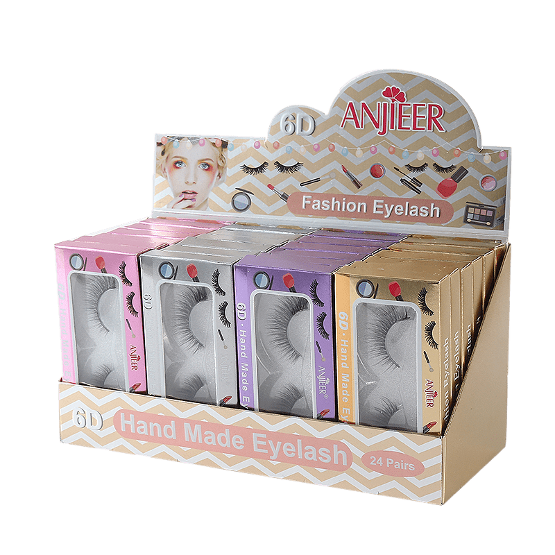 24 Pairs Natural Thick 3D Mink Eyelashes for Long Lasting Natural Look