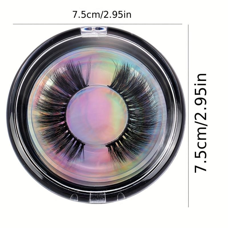 3D Natural Wispy Fluffy False Eyelashes Thick Faux Mink Lashes Extension