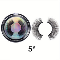 3D Natural Wispy Fluffy False Eyelashes Thick Faux Mink Lashes Extension