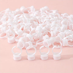 100pcs Lash Glue Ring Cup Holder for Extension Supplies