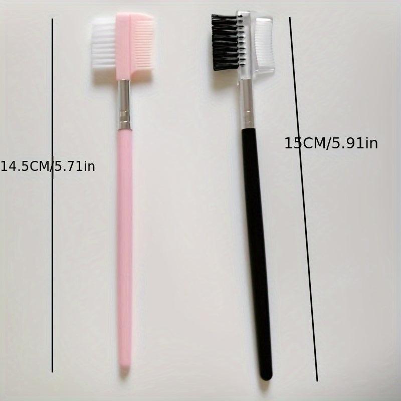 Double Head Eyebrow Brush for Eyelash Extensions and Makeup